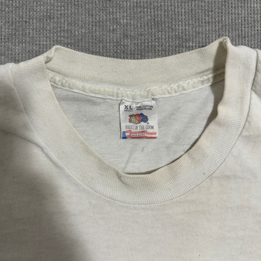 Vintage 90s 917th Air Refueling Dyess AFB Thrashed Military Double Sided Tee XL - Picture 2 of 9